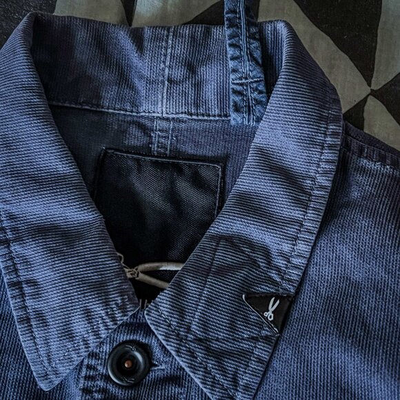 DENHAM brand Men's blazer/sport jacket Large 100% Cotton Gently Used - Picture 6 of 14